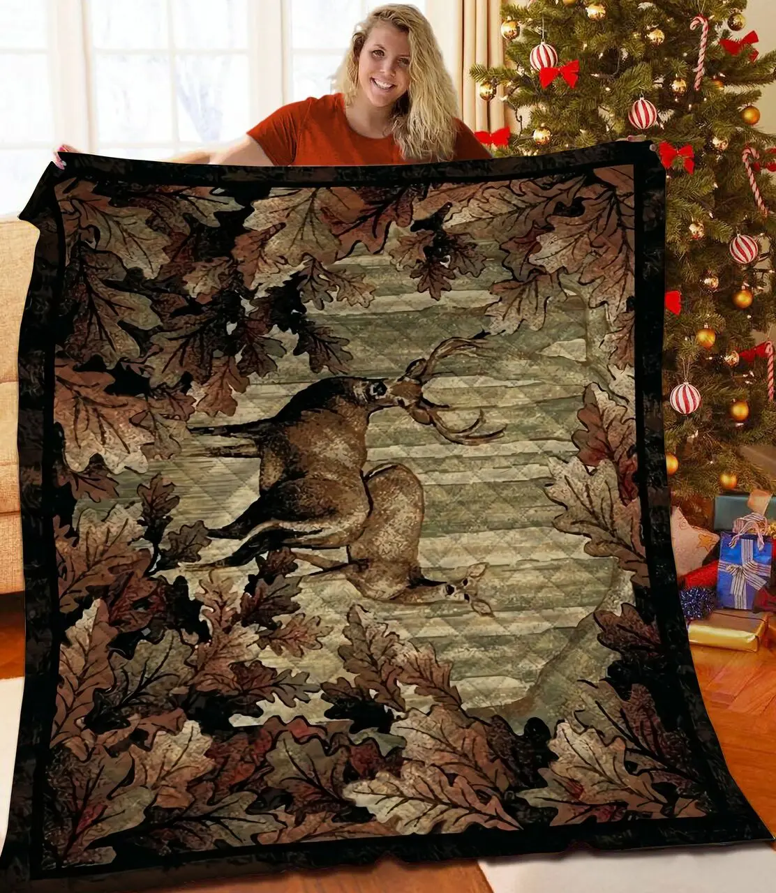 Hunting Quilt Quk and Home Decor