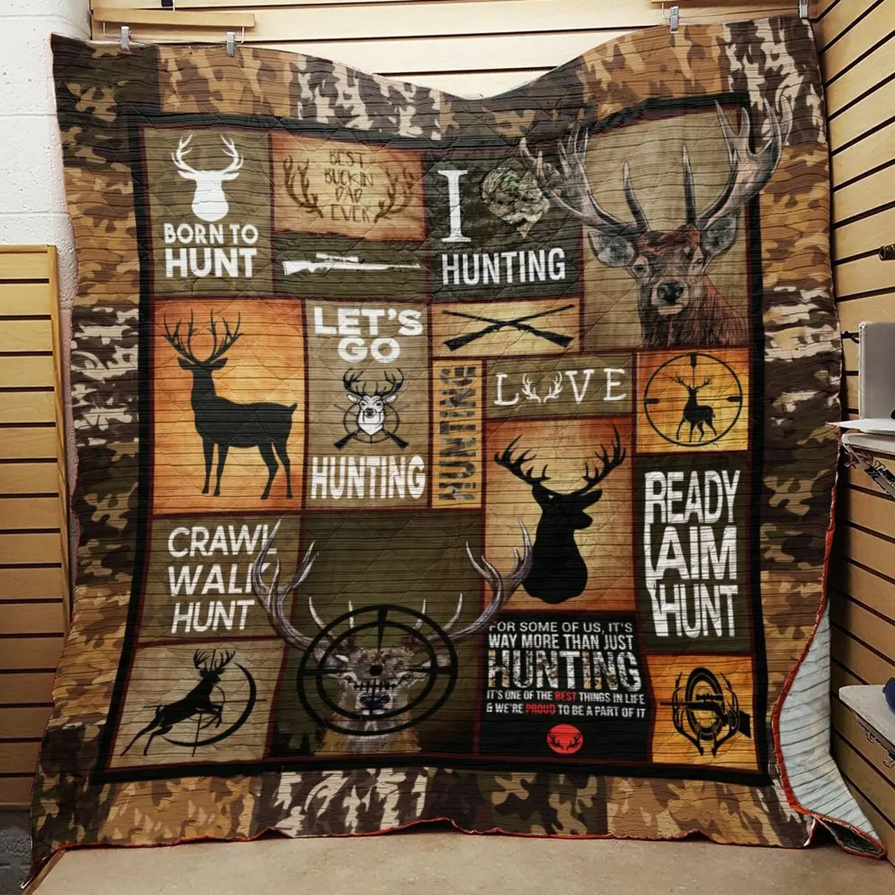 Hunting Quilt Qws and Home Decor