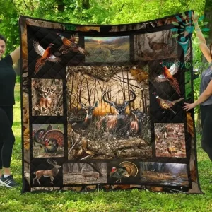 Hunting Quilts Blanket Dhc090120741Td and Home Decor