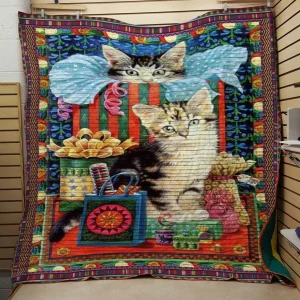 I Am A Cat Persion Quilt and Home Decor