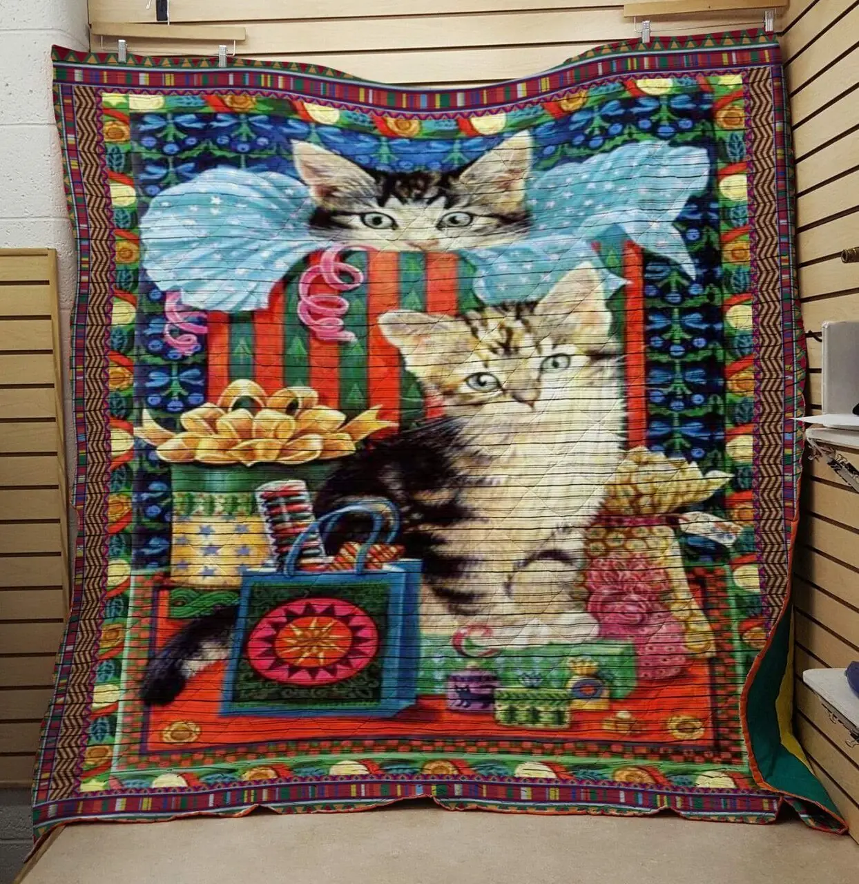I Am A Cat Persion Quilt and Home Decor