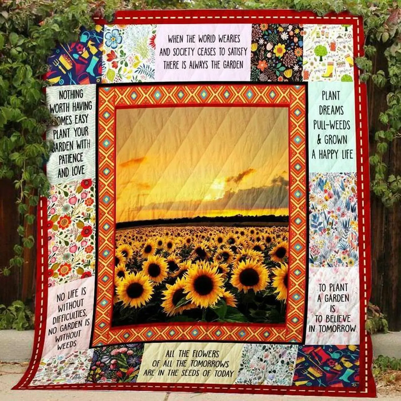 I Love Gardening – Quilt and Home Decor