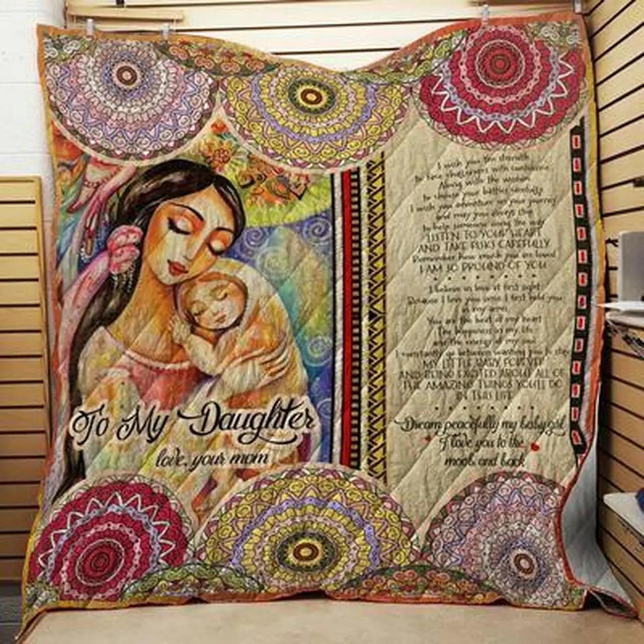 I Wish You Strength Quilt Blanket Quilt and Home Decor