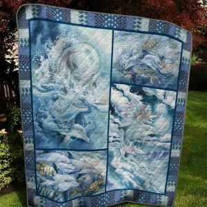 Ice Love Quilt Blanket Quilt and Home Decor