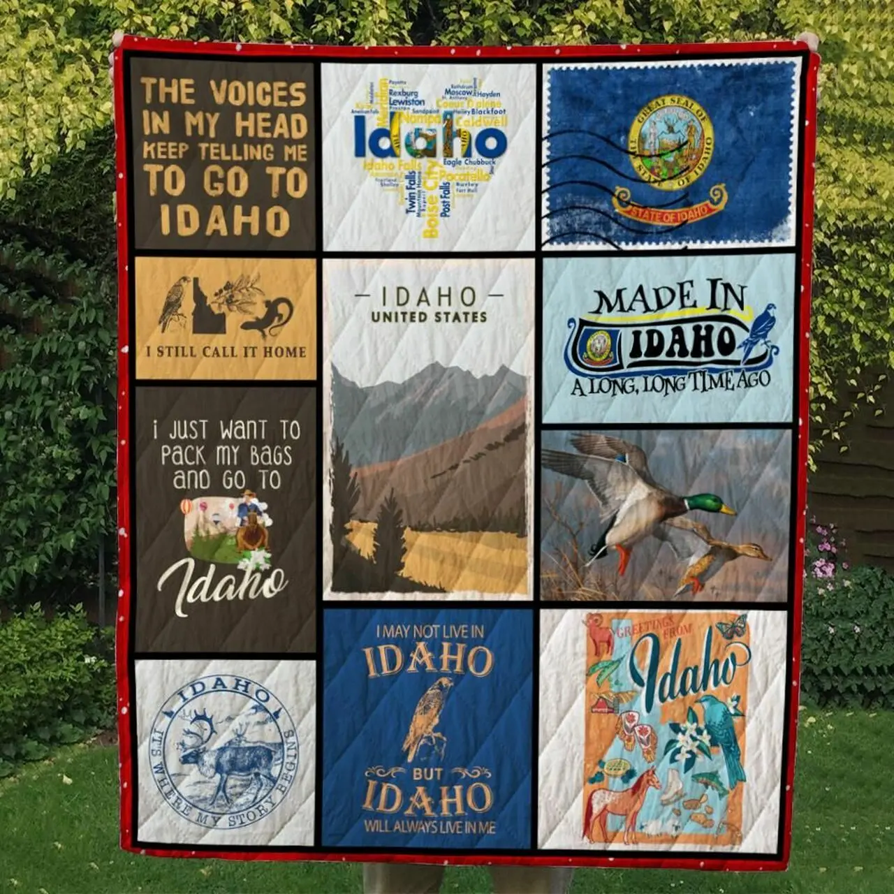 Idaho Cl14100264Mdq Quilt Blanket and Home Decor