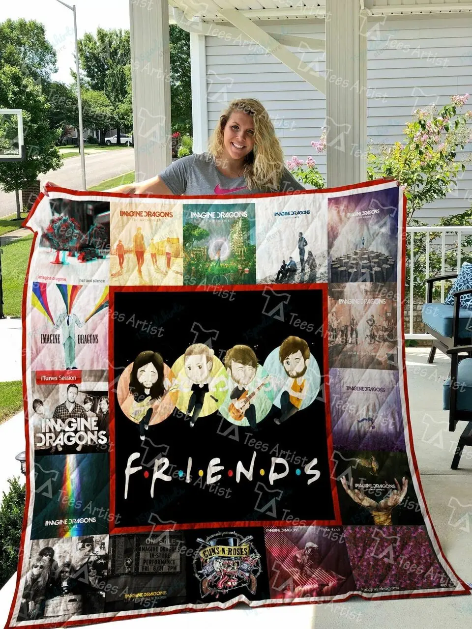 Imagine Dragons Quilt Blanket 01654 and Home Decor