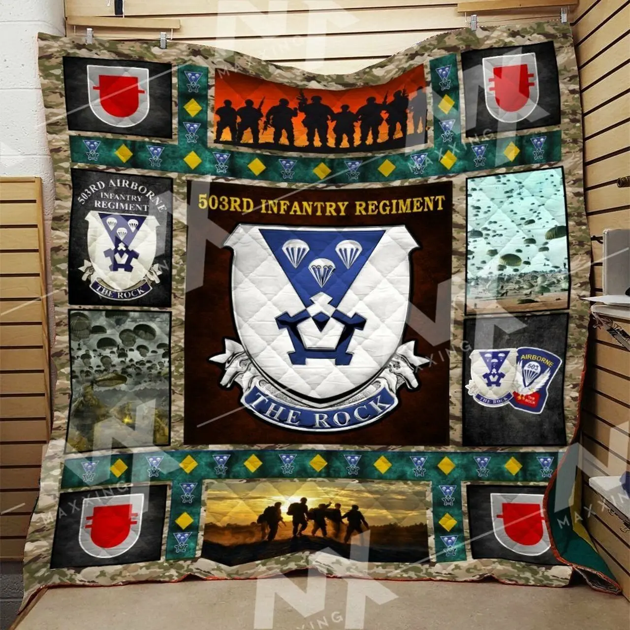Infantry Division Quilt Blanket Dhc0910198Vt and Home Decor