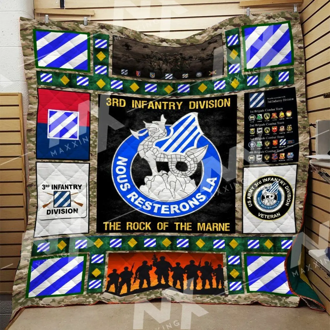 Infantry Division Quilt Blanket Dhc0910201Vt and Home Decor