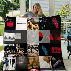 Interpol Quilt Blanket and Home Decor