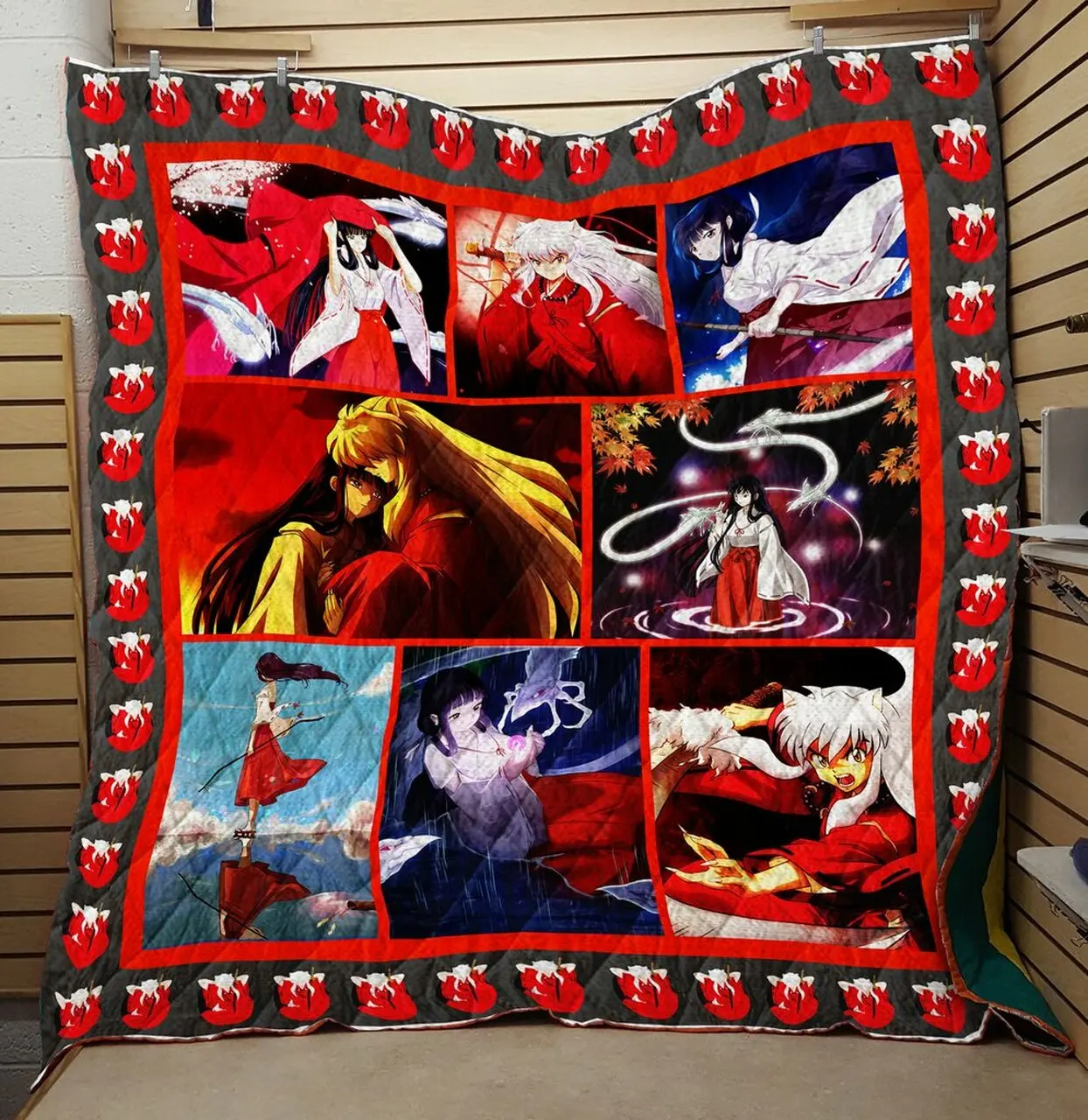 Inuyasha Quilt V10 Quilt and Home Decor