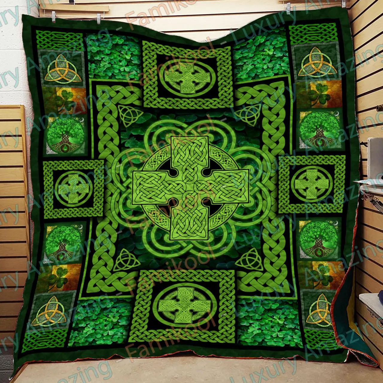 Irish Pride 010 Quilt and Home Decor
