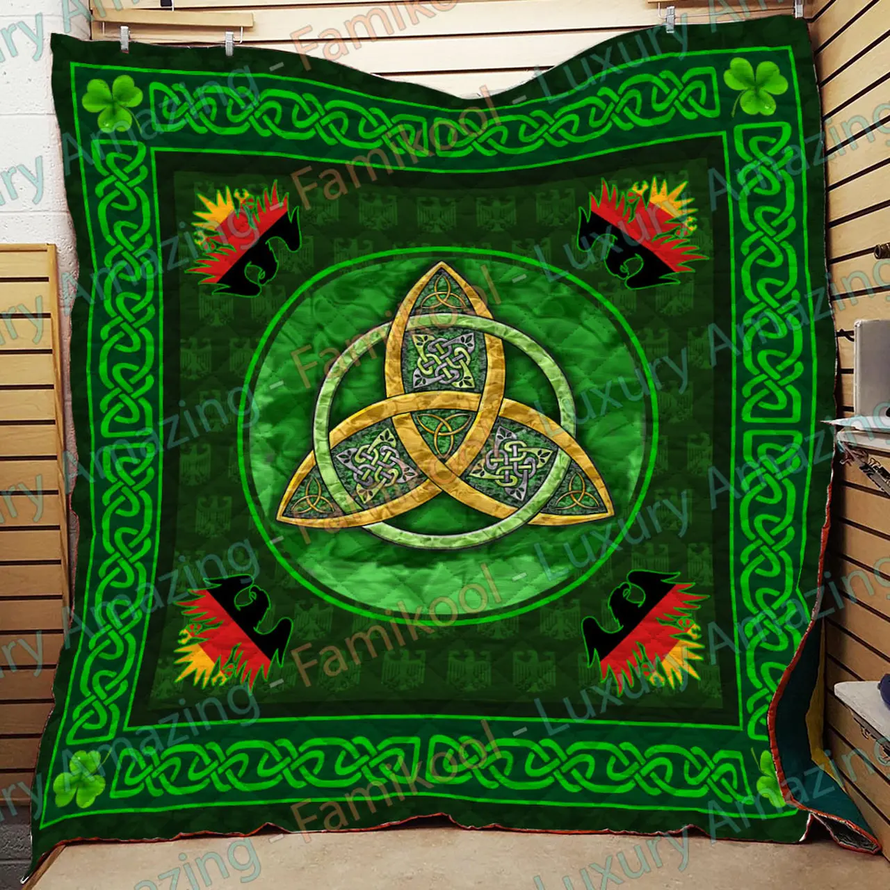 Irish Protection German Quilt and Home Decor