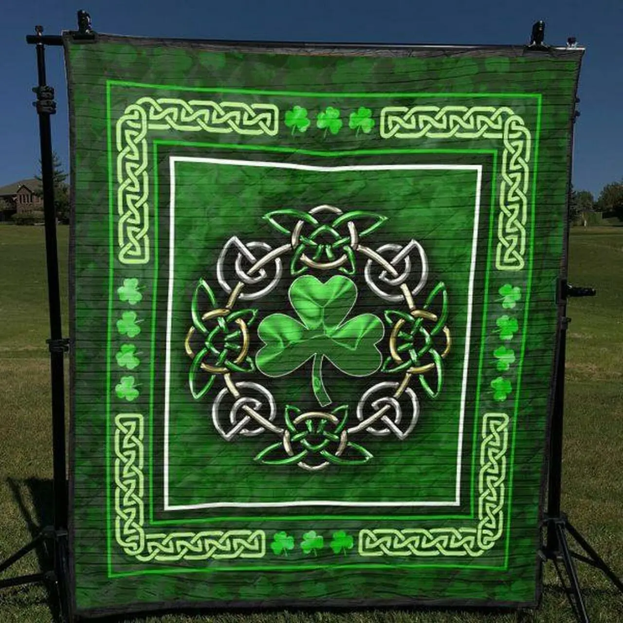 Irish Quilt Blanket Ver 5 Quilt and Home Decor