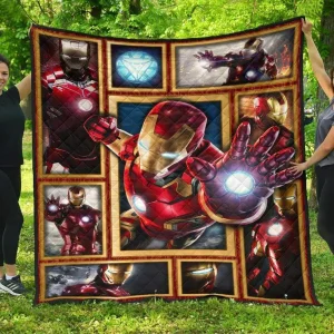 Iron Man Premium Quilt Quilt and Home Decor