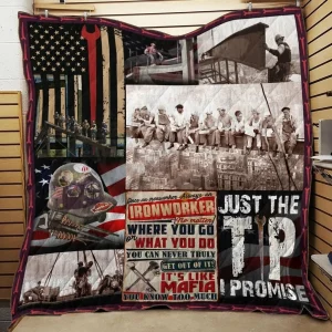 Ironworker Awesome Quilt Pce and Home Decor