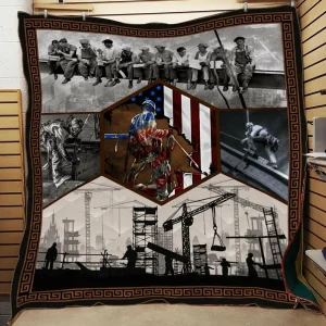 Ironworker Quilt Asx and Home Decor