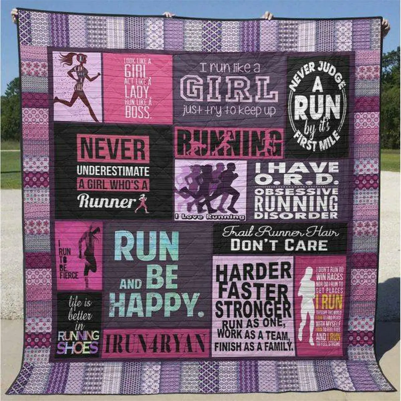 Irun4Ryan Quilt Blanket Tr12 Quilt and Home Decor