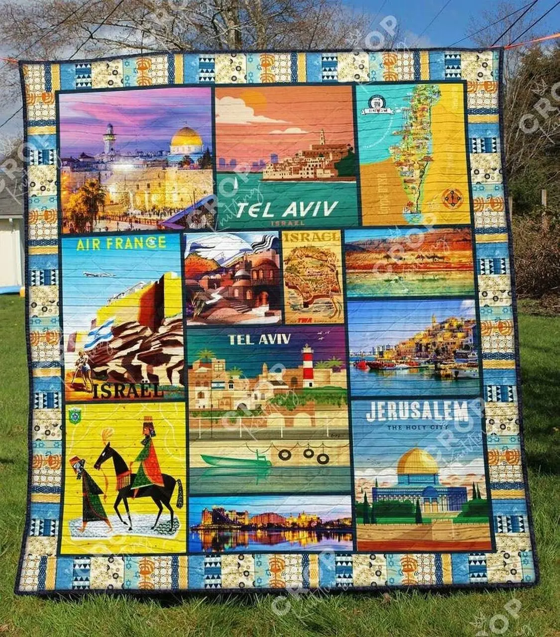 Israel Tu270643 Tbg Quilt Blanket and Home Decor