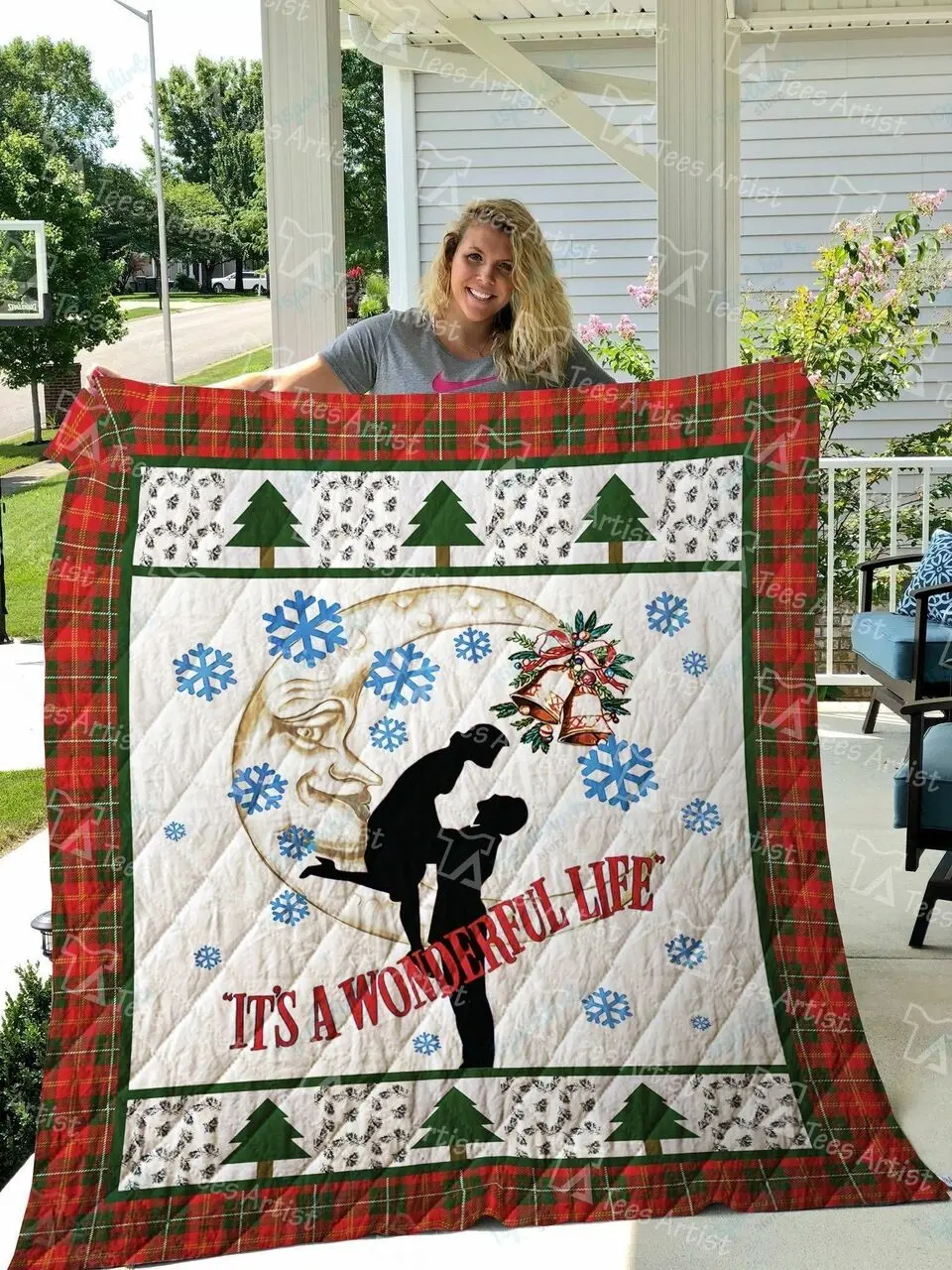 It S A Wonderful Life Quilt Blanket 01287 and Home Decor