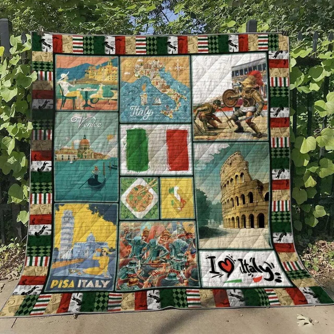 Italy Vb110622 Quilt Blanket and Home Decor