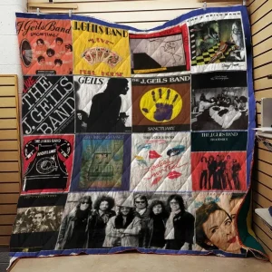 J Geils Band Quilt Blanket and Home Decor