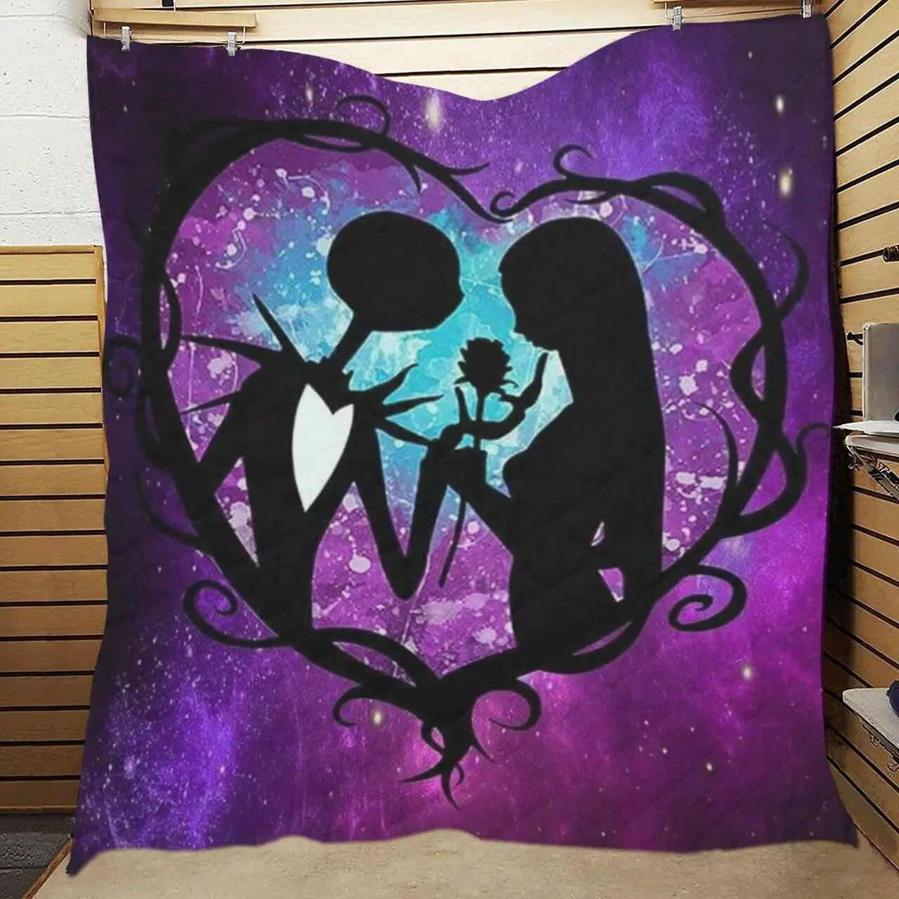 Jack And Sally Quilt 60 70 and Home Decor