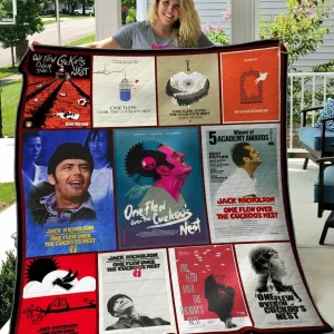 Jack Nicholson Quilt Blanket and Home Decor