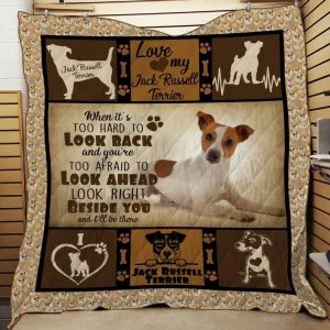 Jack Russell Blanket Quilt and Home Decor