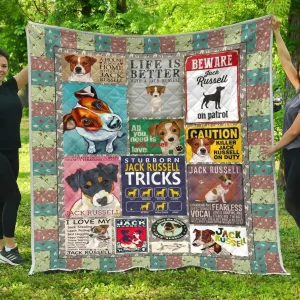 Jack Russell Lover Quilt Quilt and Home Decor