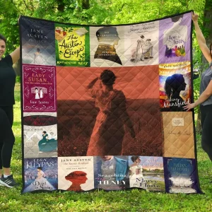 Jane Austen Premium Quilt Quilt and Home Decor