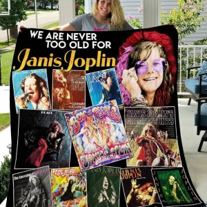 Janis Joplin New Quilt Blanket and Home Decor