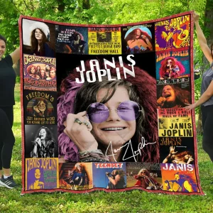 Janis Joplin – Quilt and Home Decor