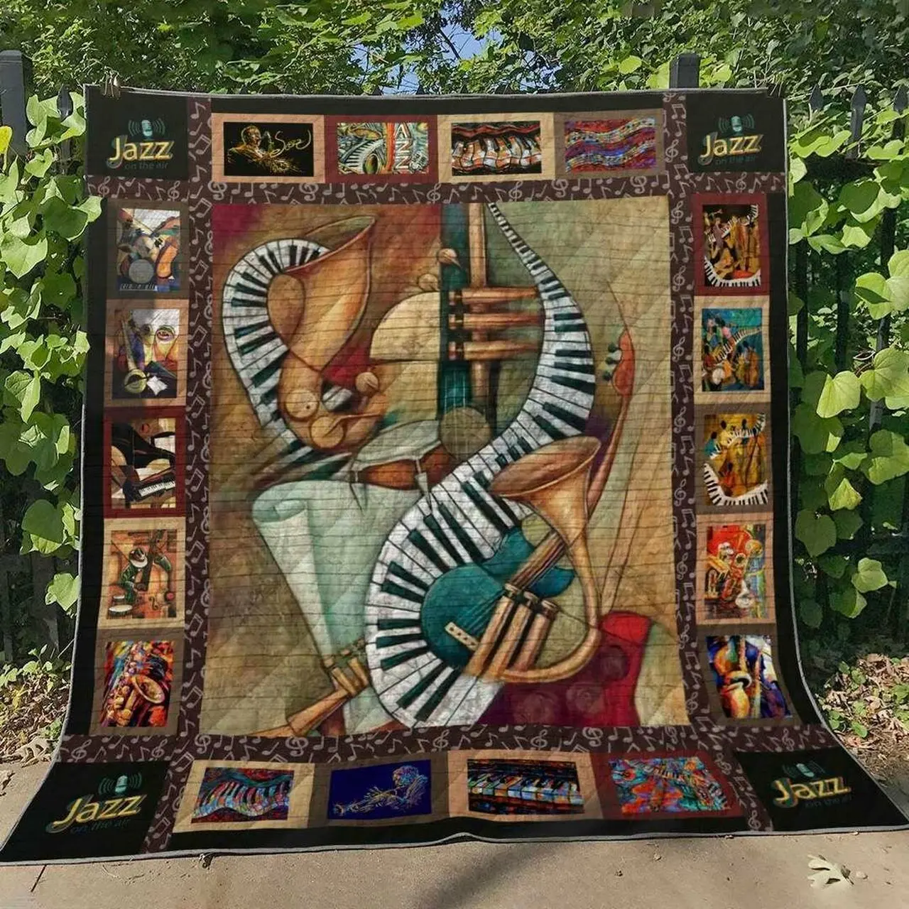 Jazz Mp290527 Quilt Blanket and Home Decor