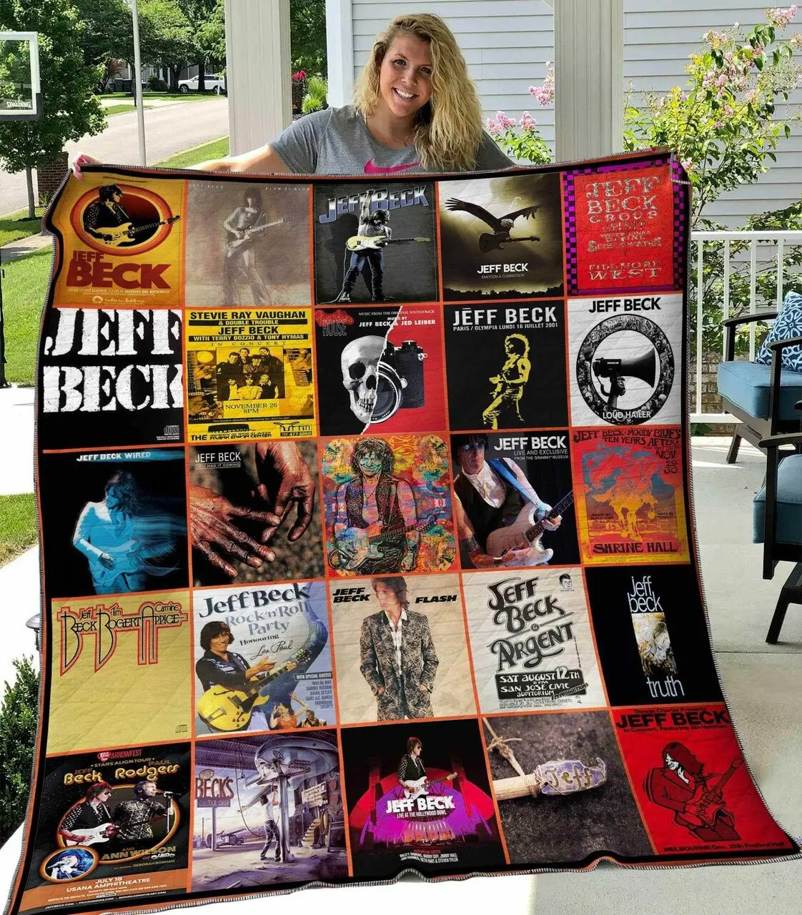Jeff Beck Blanket Th0107 Quilt and Home Decor