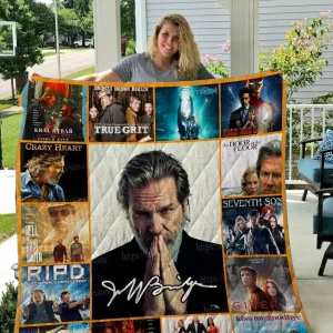 Jeff Bridges Quilt Blanket 01 and Home Decor