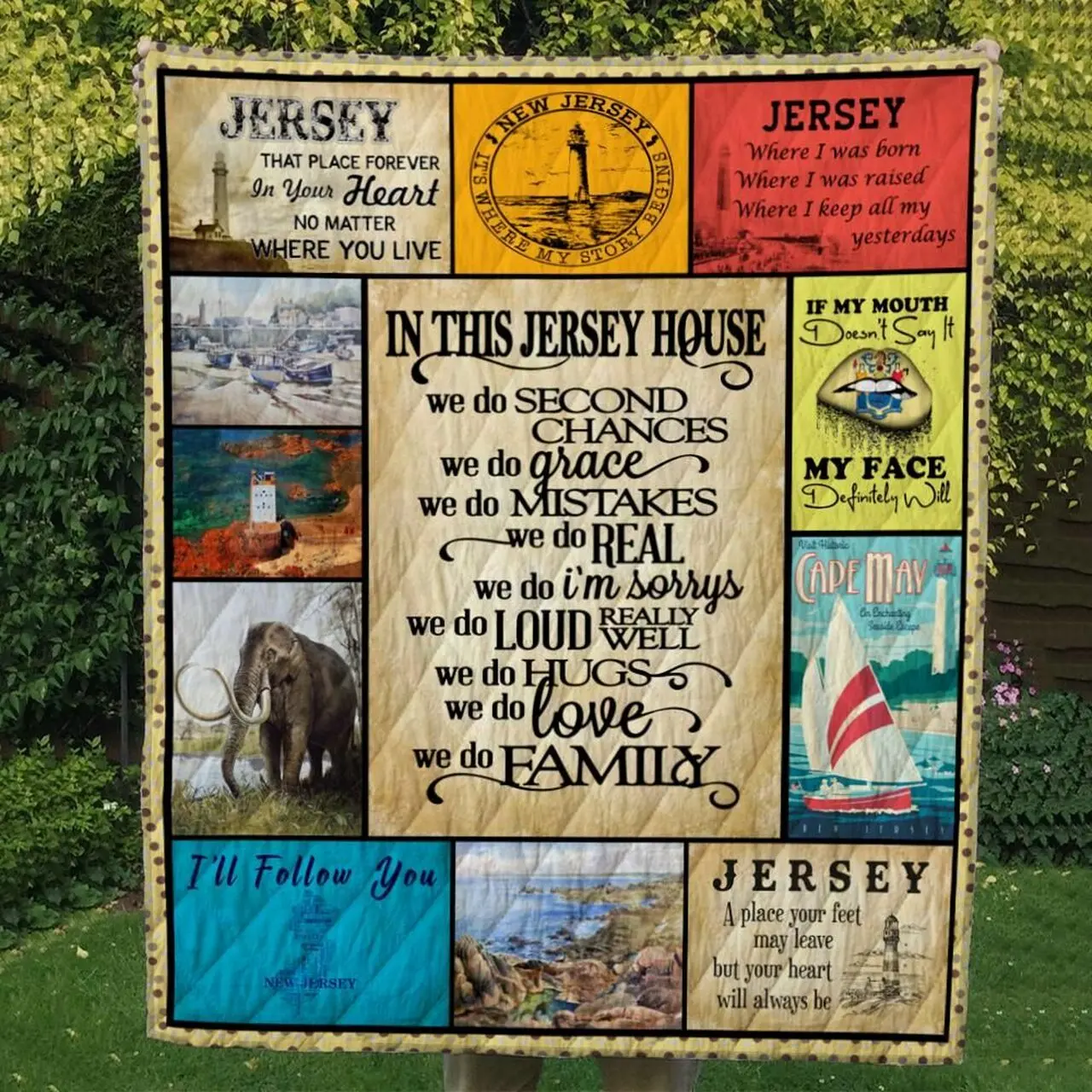Jersey Cl14100277Mdq Quilt Blanket and Home Decor