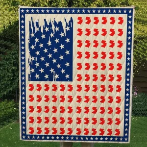 Jersey Map Cl14100283Mdq Quilt Blanket and Home Decor