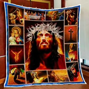 Jesus Magic Blessing Quilt Blanket and Home Decor