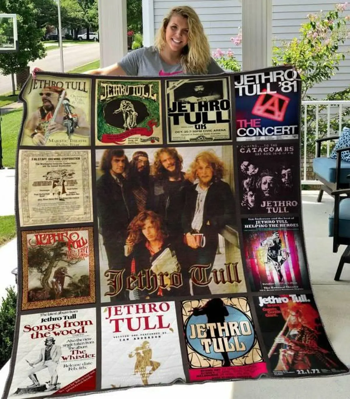 Jethro Tull Quilt Blanket Hvt040610 Quilt and Home Decor