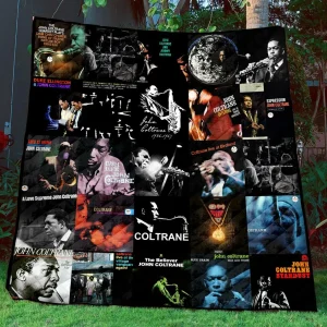 Joco Tml310711 John Coltrane Quilt Blanket Quilt and Home Decor