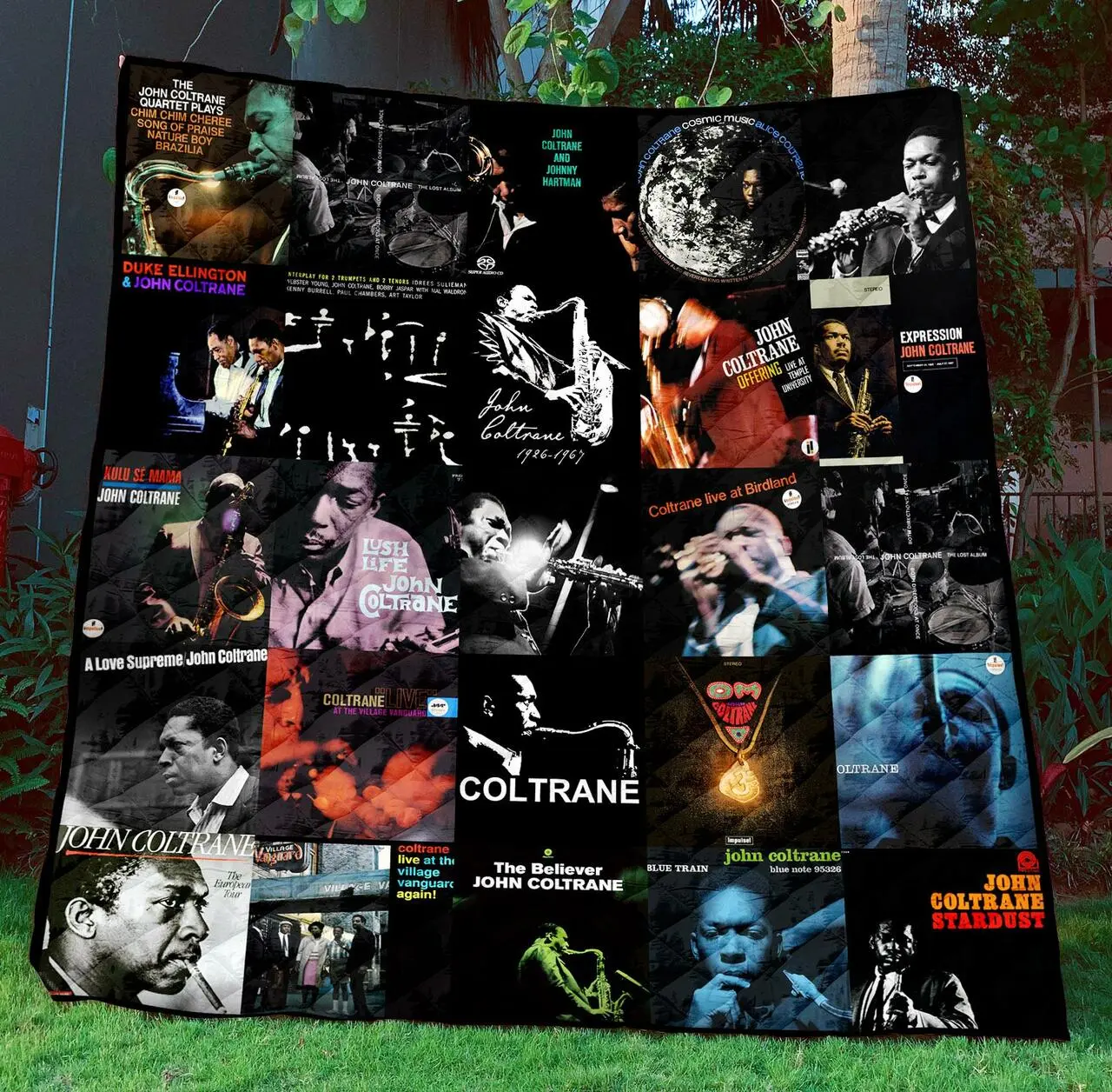 Joco Tml310711 John Coltrane Quilt Blanket Quilt and Home Decor