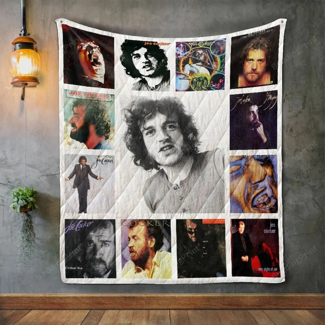 Joe Cocker Album Covers Quilt Blanket and Home Decor