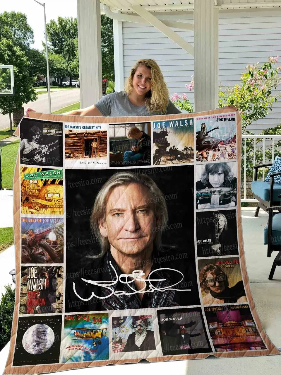 Joe Walsh Quilt Blanket 01 and Home Decor