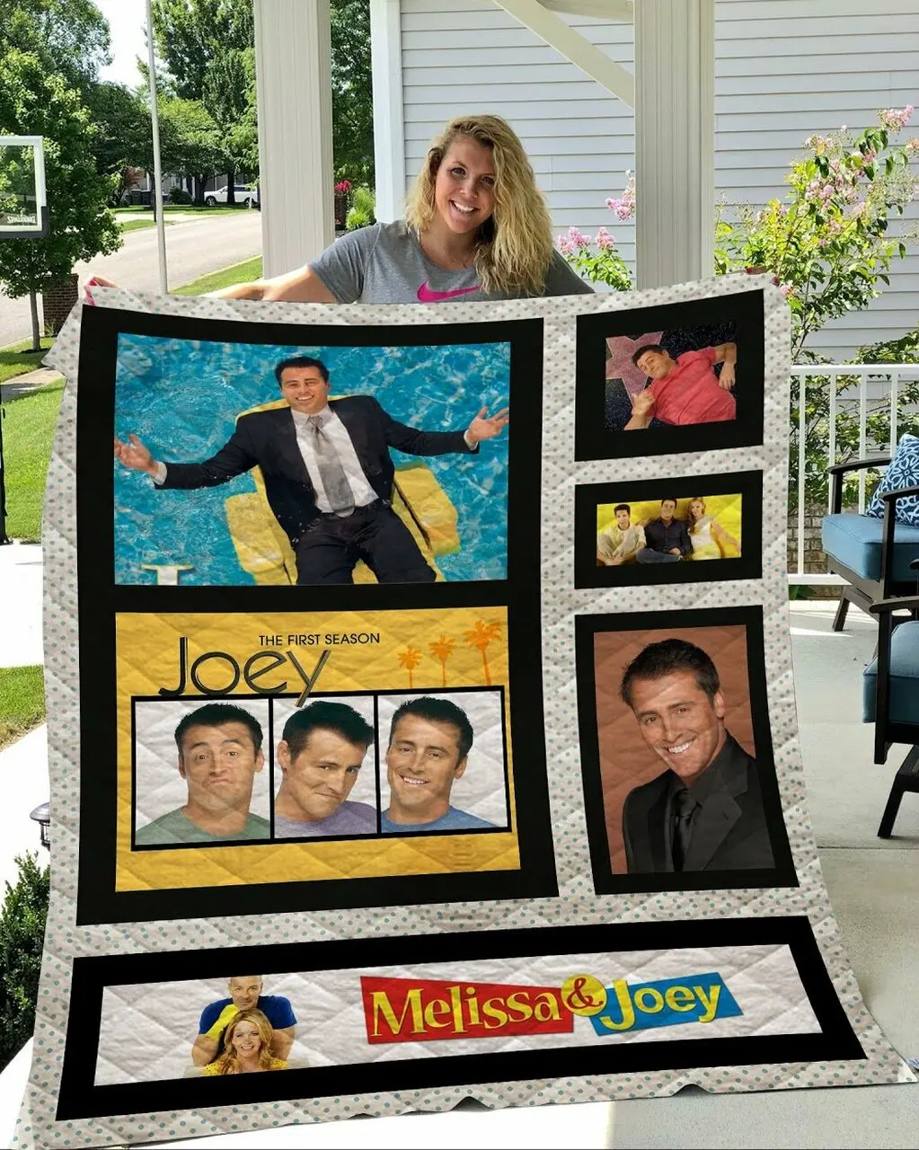 Joey Funny Quilt Blanket Bedding Set and Home Decor