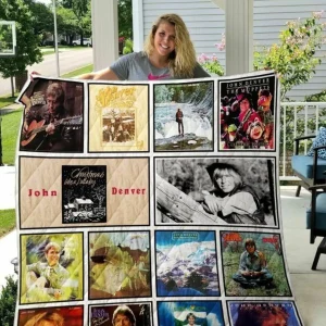 John Denver 3D Personalized Customized Quilt Blanket 35 and Home Decor