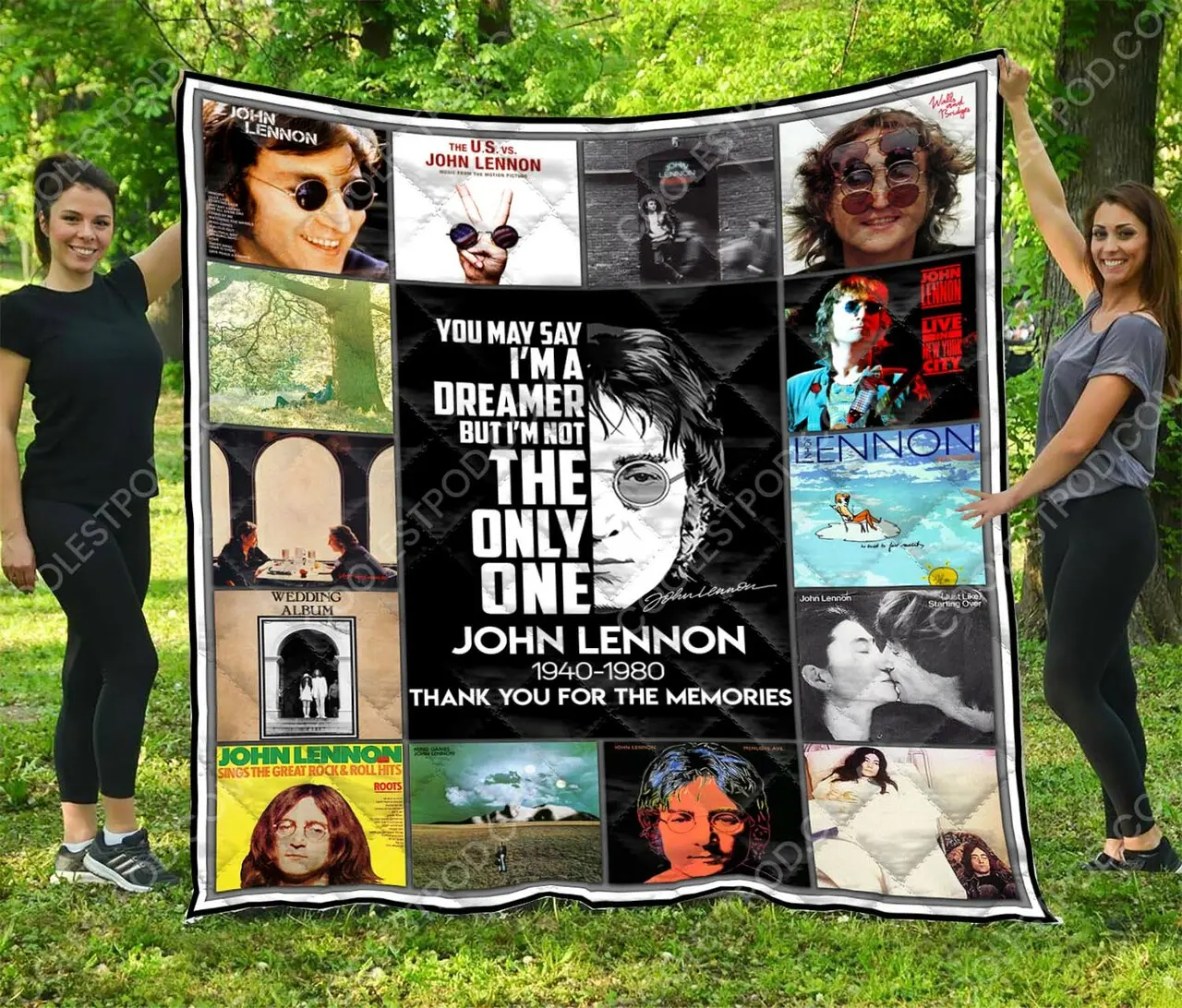 John Lennon – Quilt and Home Decor