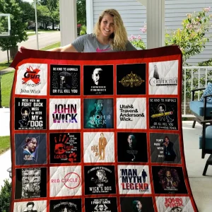 John Wick Quilt Blanket and Home Decor