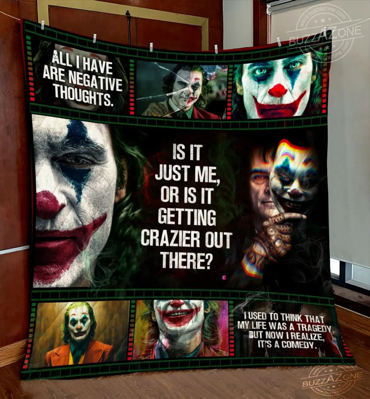 Joker Quotes Quilt Cc and Home Decor
