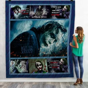 Joker Why So Serious Quilt Quilt and Home Decor