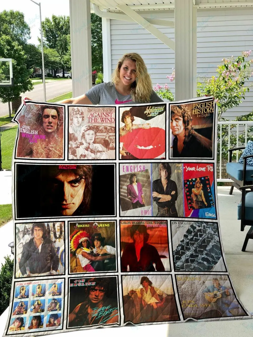 Jon English Quilt Blanket and Home Decor